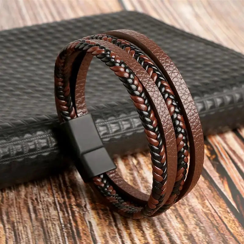 Leather Craft: - Bracelete Masculina