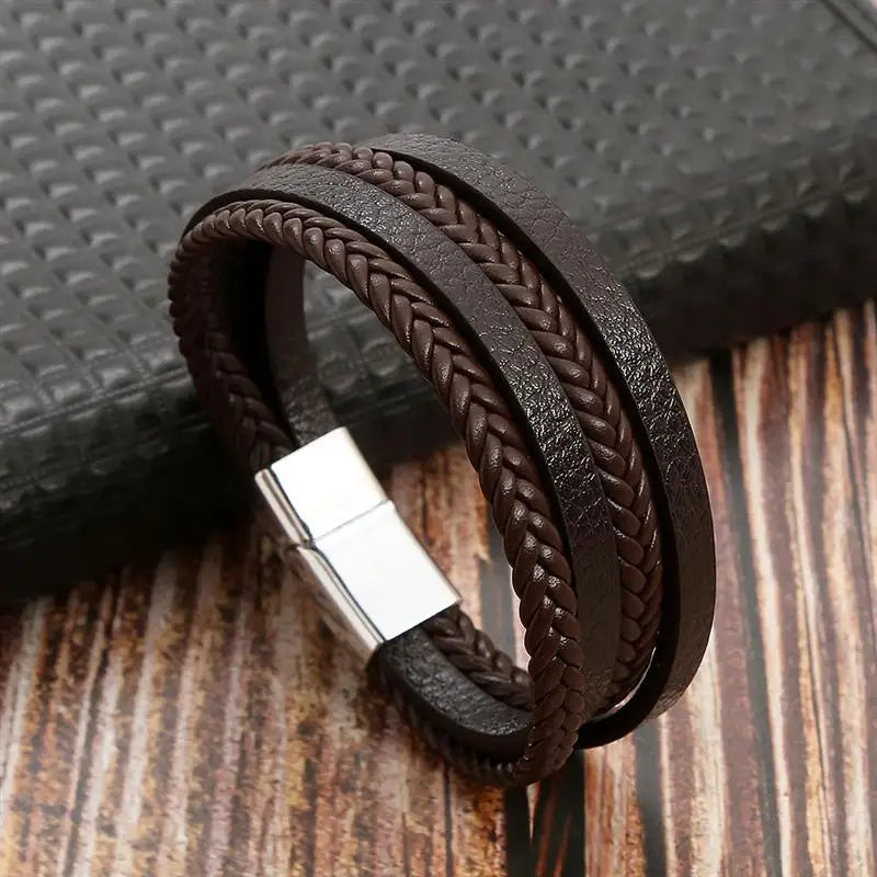 Leather Craft: - Bracelete Masculina