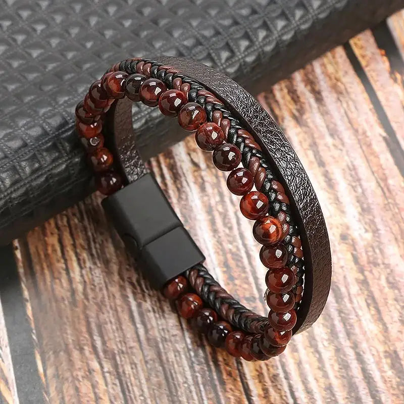 Leather Craft: - Bracelete Masculina