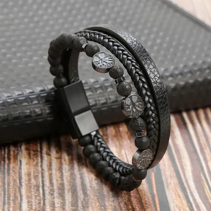 Leather Craft: - Bracelete Masculina