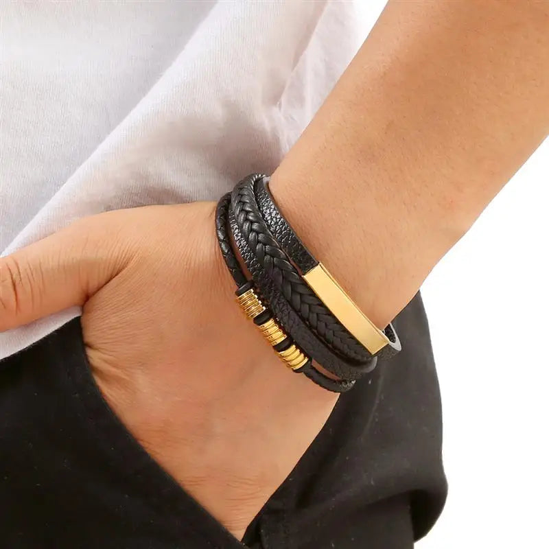 Leather Craft: - Bracelete Masculina