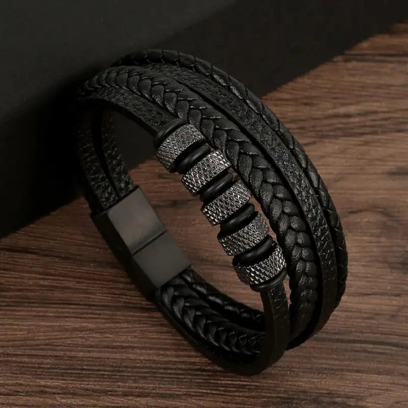 Leather Craft: - Bracelete Masculina