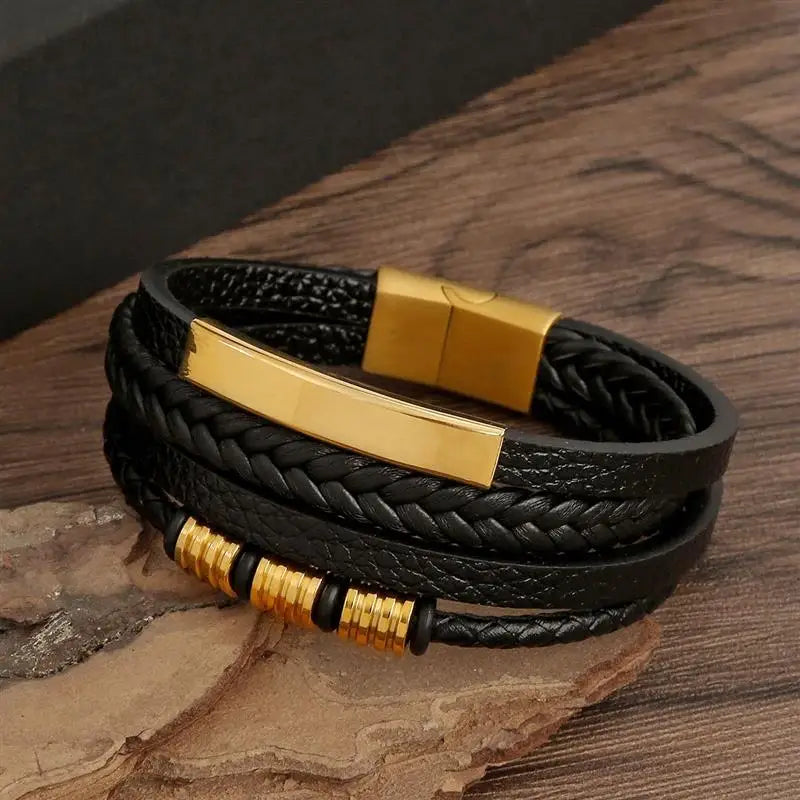 Leather Craft: - Bracelete Masculina