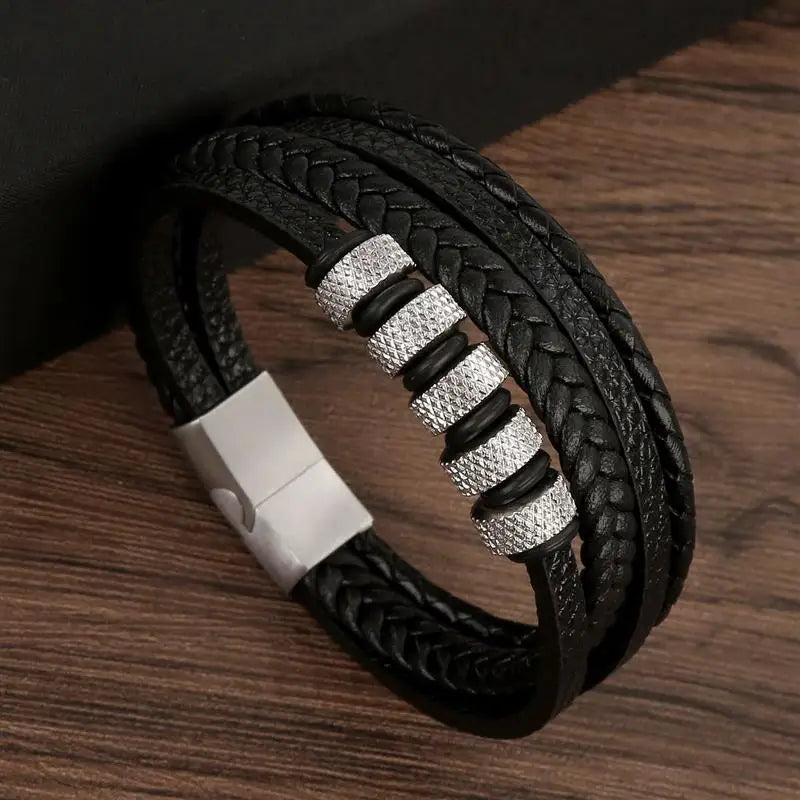 Leather Craft: - Bracelete Masculina