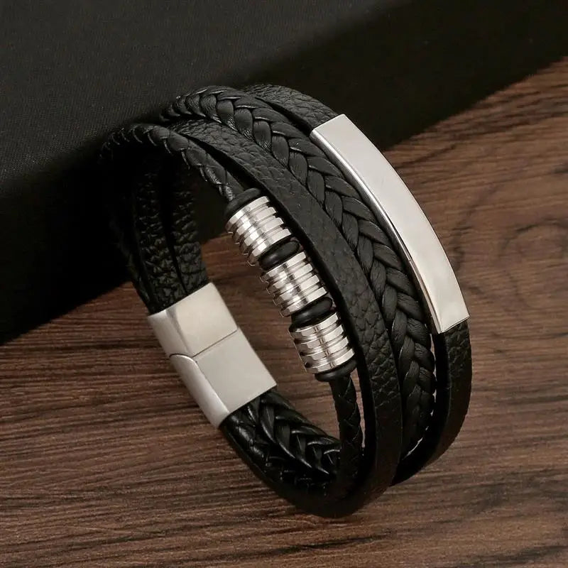 Leather Craft: - Bracelete Masculina