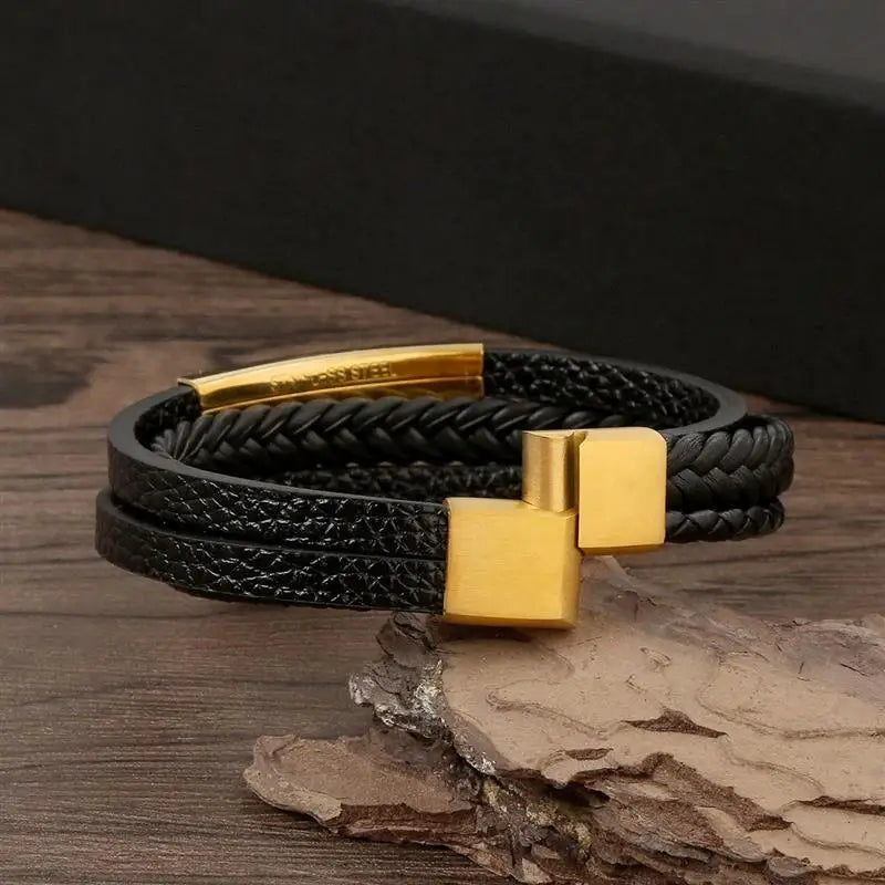 Leather Craft: - Bracelete Masculina