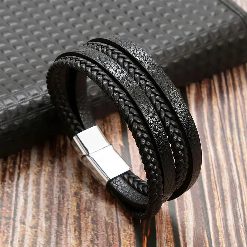 Leather Craft: - Bracelete Masculina