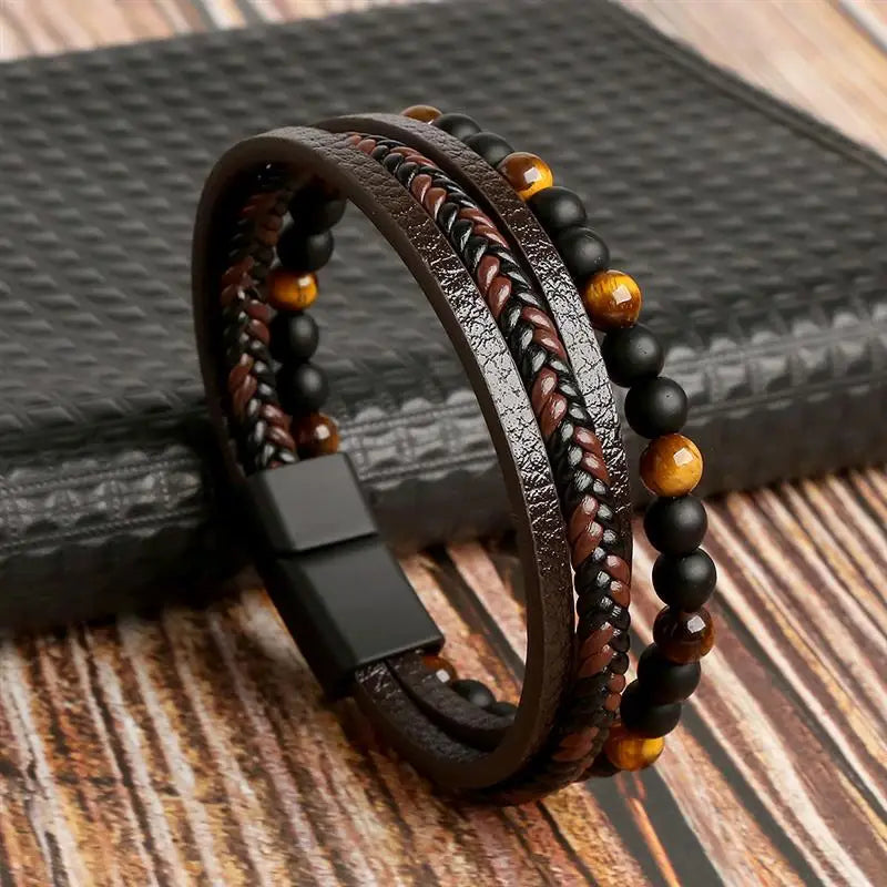 Leather Craft: - Bracelete Masculina