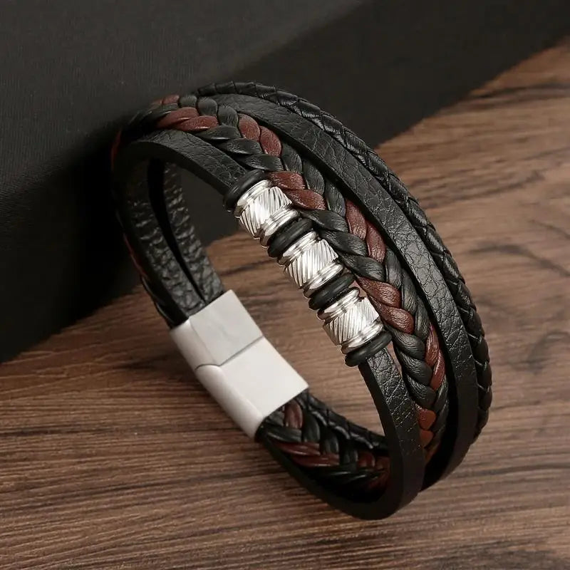 Leather Craft: - Bracelete Masculina