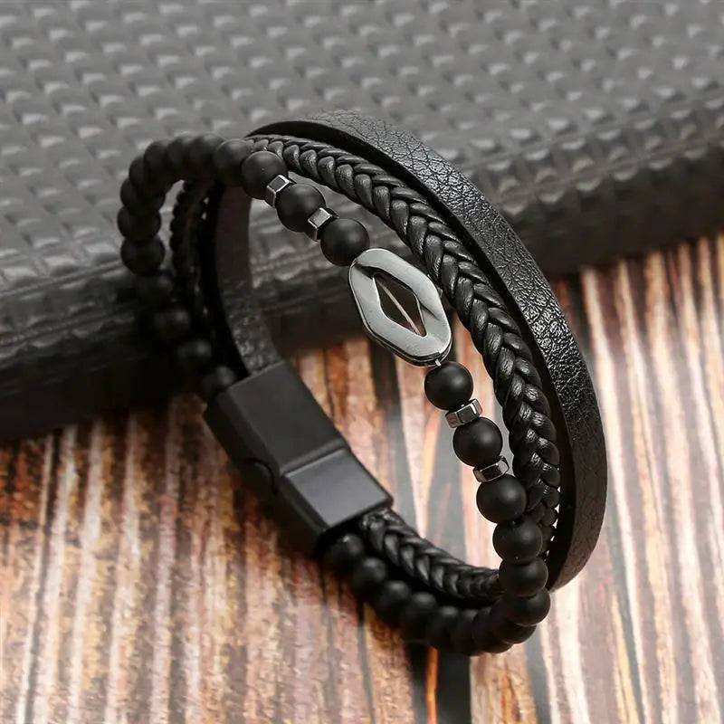 Leather Craft: - Bracelete Masculina