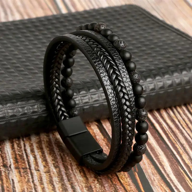 Leather Craft: - Bracelete Masculina