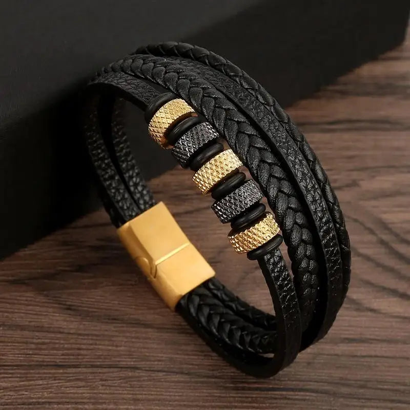 Leather Craft: - Bracelete Masculina