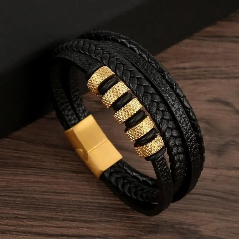 Leather Craft: - Bracelete Masculina