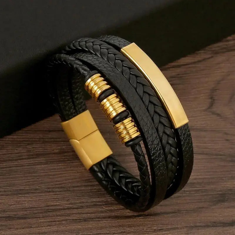 Leather Craft: - Bracelete Masculina